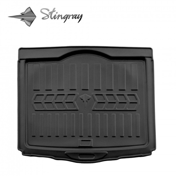 Guminis bagažinės 3D kilimėlis JEEP Renegade nuo 2014m. (lower trunk) / 6046061 / paaukštintais kraštais