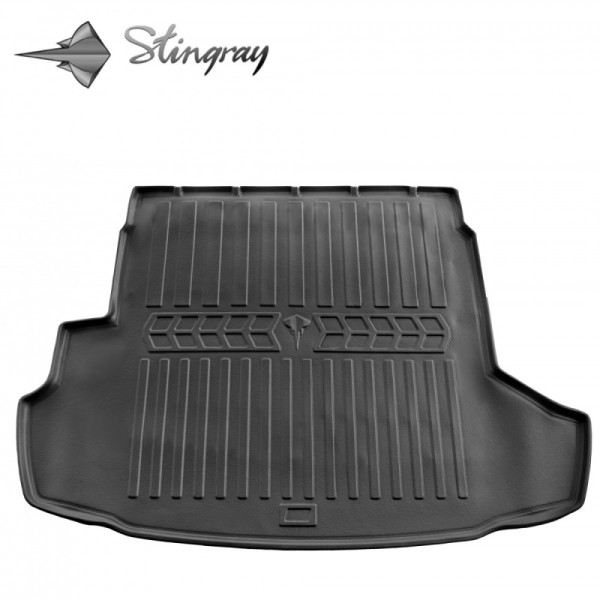 Guminis bagažinės 3D kilimėlis NISSAN X-Trail T31 2007-2014m. (upper trunk) / 6014151 / paaukštintais kraštais