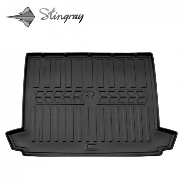 Guminis bagažinės 3D kilimėlis RENAULT Clio III 2005-2012m. (universal/upper boot) / 6018221 / paaukštintais kraštais