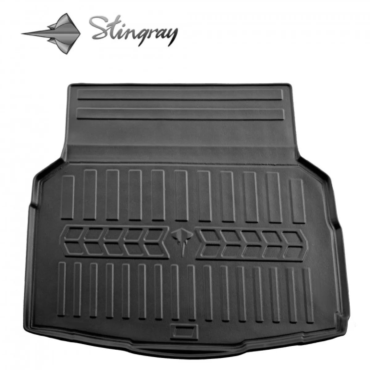 Guminis bagažinės kilimėlis MERCEDES BENZ W205 C 2014-2021m. (sedan) / juoda / 6012091 Guminis bagažinės kilimėlis MERCEDES BENZ W205 C 2014-2021m. (sedan) / juoda / 6012091