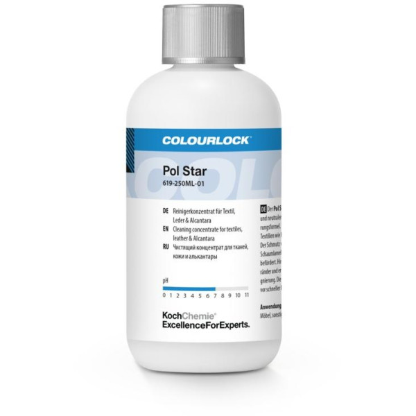 KOCH CHEMIE Colourlock Pol Star, odos ir tekstilės paviršių valiklis, 250 ml KOCH CHEMIE Colourlock Pol Star, odos ir tekstilės paviršių valiklis, 250 ml