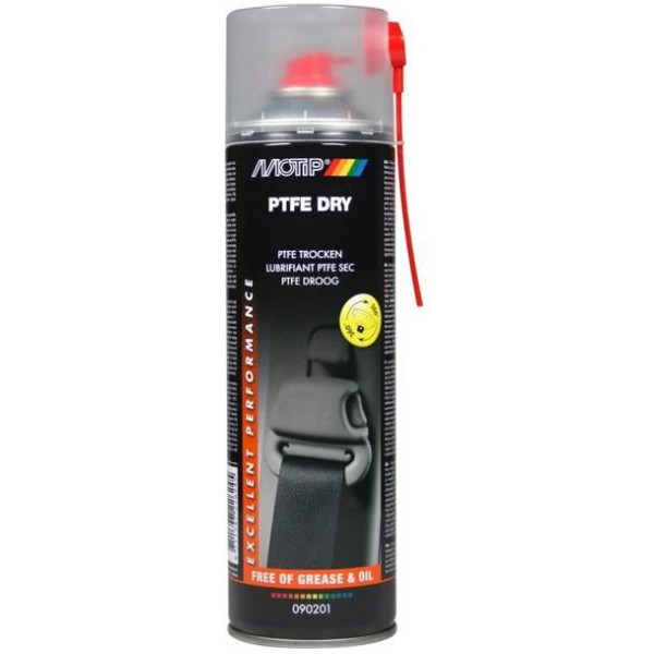 MOTIP PTFE Dry, Sausas tepalas su teflonu PTFE, 500 ml
