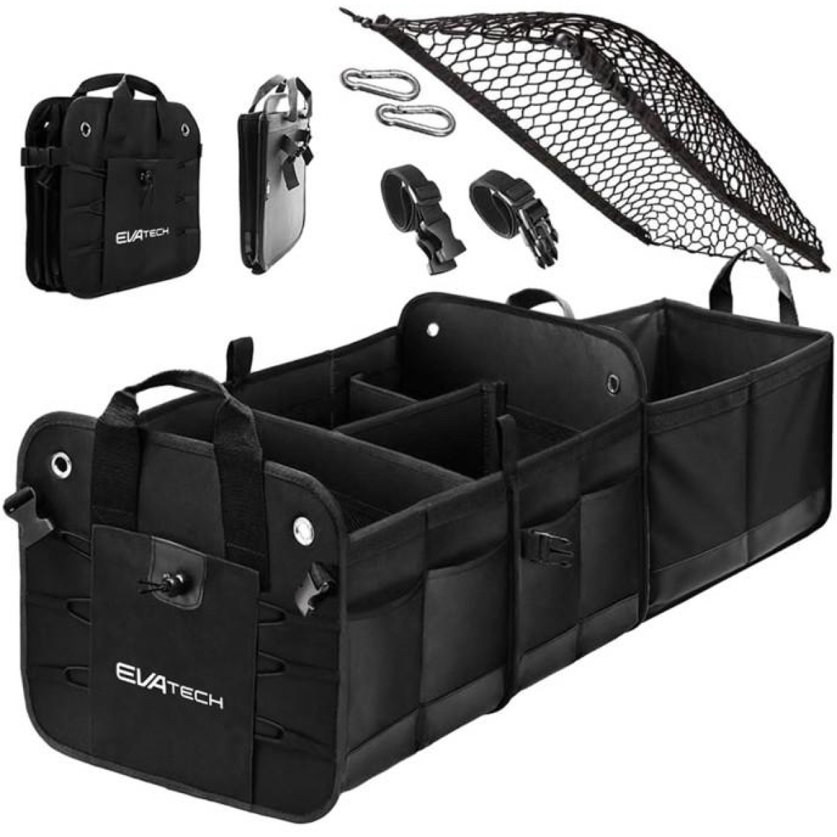 Sulankstoma automobilio bagažinės daiktadėžė 1 Plus EVAtech 60×37×32 cm
