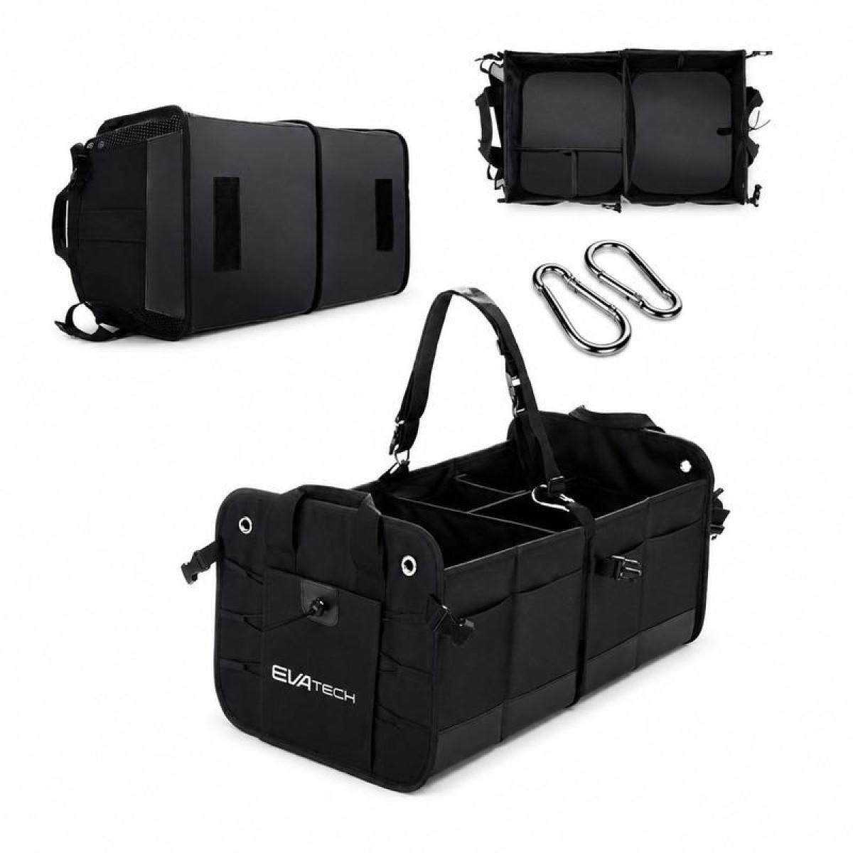 Sulankstoma automobilio bagažinės daiktadėžė 2 Plus EVAtech 60×37×32 cm